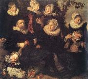 Frans Hals Family Portrait in a Landscape WGA oil